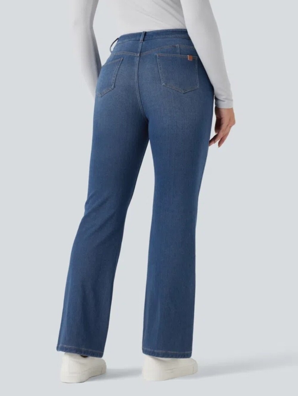❤️ HALARA FLEX LIGHTWEIGHT HIGH RISE FLARE JEANS, XLP ( 16P - 18P) - Picture 4 of 11
